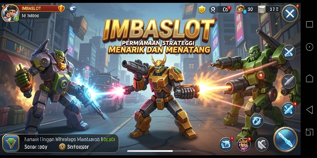 Tampilan antarmuka menarik dari game IMBASLOT.