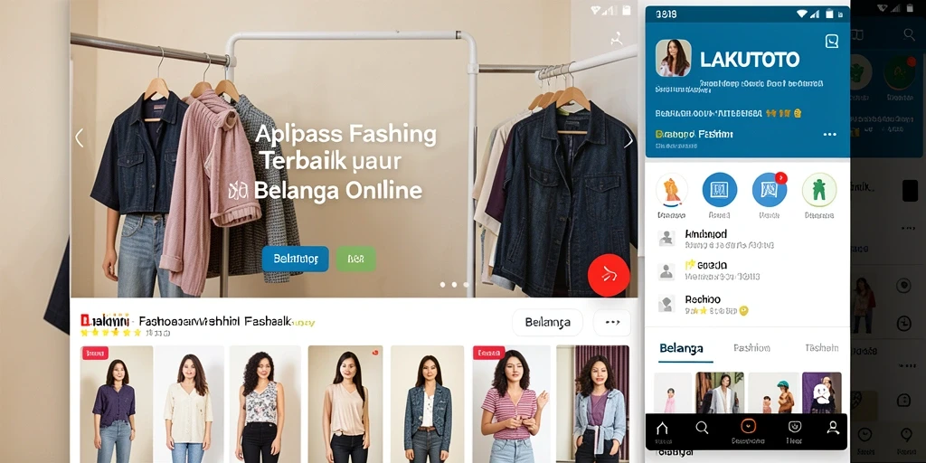 Antarmuka pengguna aplikasi LAKUTOTO yang menarik dan mudah digunakan.
